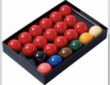 Image of POWERGLIDE 22 Ball Snooker Set Premium Full Size 2 1/16" 52.4mm Diameter BOXED