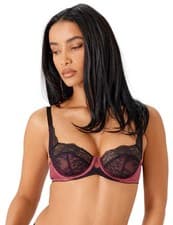 Image of Gossard VIP Confession Bra Non Padded Balcony Underwired Womens Lace Bra 19505