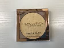 Image of Revolution Makeup London Bake & Blot Pressed Powder Banana Matte Finish - NEW