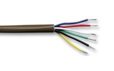 Image of Brown Alarm Cable 6 Core Brown Intruder Burglar Security Wire PVC Insulated