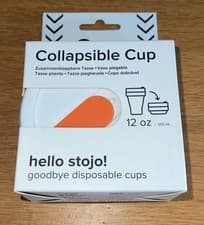 Image of Stojo Orange Collapsible Pocket Cup 355ml- New (See description)