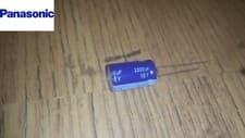 Image of Panasonic 2200uf 16v Electrolytic Capacitor 85C 20mm x 12.5mm ECA1VM222 M Series