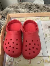 Image of Crocs - Classic Clogs Style, Genuine Branded; red , w 4-5 xs