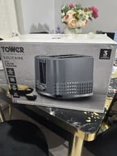 Image of Tower T20082GRY Solitaire 2 Slice Toaster Grey 850W Unused