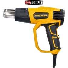 Image of TOUGH MASTER Heat Gun 2000W Dual-Temperature Settings 350°C - 550°C 4 Nozzles