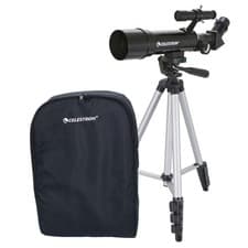 Image of Celestron Travel Scope 80 Refractor Astro Terrestrial Telescope Kit #22030 BNIB