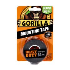 Image of Gorilla Glue Heavy Duty Double Sided Mounting Tape, 25mm,1.5m