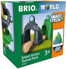 Image of BRIO World Smart Tech Railway Action Tunnel Pack for Kids Age 3 Years Up - Comp