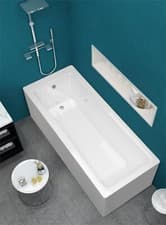 Image of Square Single Ended Bath 1600 x 700mm