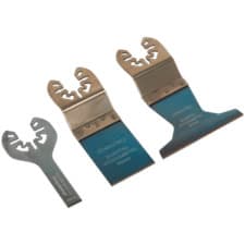 Image of Sealey 3 Piece OIS Oscillating Multi Tool Universal Cutting Blade Set