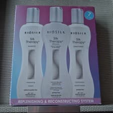 Image of BioSilk Silk Therapy 3 piece shampoo + conditioner + treatment 207ml each set