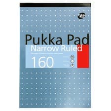 Image of Pukka Pad Metallic A4 Narrow Ruled Refill Pad 160 Pages 80gsm (6253-REF)