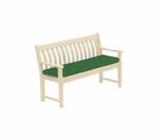 Image of OUTDOOR 2 3 4 SEATER BENCH PAD WATERPROOF FABRIC GARDEN FURNITURE SEAT CUSHION