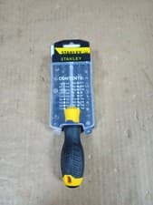 Image of Stanley STHT0 70885 Multi Bit Screwdrivers Set Yellow Chrome Steel Black New