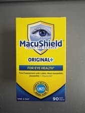 Image of MacuShield original Plus Eye Supplement Vitamin Capsule - 90 Count Exp 10/2027