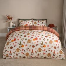 Image of OHS Autumn Gonk Bedding Set Reversible Microfibre Duvet Cover with Pillowcase