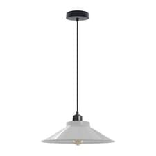 Image of Vintage Industrial E27 Pendant Light Metal Shade Ceiling Lamp Adjustable