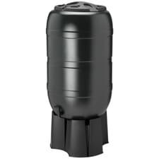 Image of Garden Water Butt 210L with Stand & Filler Kit – Rainwater Storage Barrel