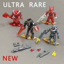 Image of New 4 Mega Bloks Construx Halo Infinite Banished Phantom Esharum Griffin HHC43 k