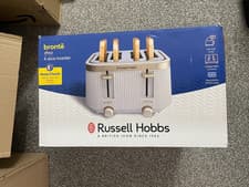 Image of Russell Hobbs 26771 Bronte 4 Slice Toaster - Stone