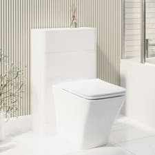 Image of 500mm White Back to Wall Toilet Unit Only - Pendle BeBa_27434