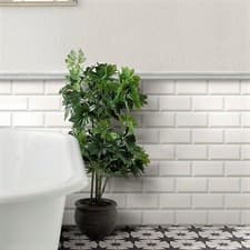 Image of METRO WHITE / SUBWAY 20 x 10cm GLOSS WALL TILES - JOB LOT OF 6 SQ.METERS