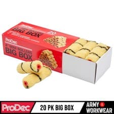 Image of 20 x ProDec 4" Inch /100mm Tiger Medium Pile Mini Paint Roller Refills Big Box
