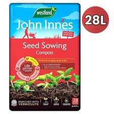 Image of SEED SOWING COMPOST PEAT FREE RETAIN MOISTURE NUTRIENTS WESTLAND JOHN INNES 28L