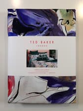 Image of TED BAKER MAGNOLIA ART PRINT SATEEN DUVET COVER PILLOWCASES SET DOUBLE SUPERKING