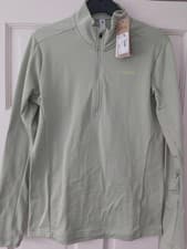 Image of New Adidas Terrex Mens MT Long Sleeve Half Zip Top, Size Small, Colour Maglim