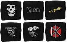 Image of OFFICIAL LOGO SWEATBAND - SEX PISTOLS dead kennedys THE EXPLOITED misfits
