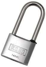 Image of 40mm 145 Marine Stainless Steel Keyed Alike Long Shackle Padlock - K14540L50A1