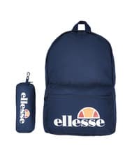 Image of Ellesse Backpack Unisex Back to School Rolby Backpack Bag Set Navy