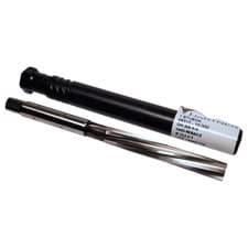 Image of Hartner 10mm HSS Spiral Flute Hand Reamer H7 80mm FL 132mm OAL
