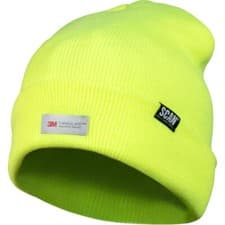 Image of Scan Hi Vis Beanie Hat Yellow One Size