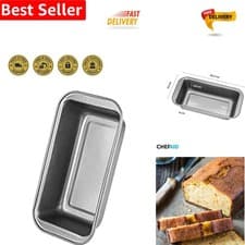 Image of Elegant Non-Stick 2lb Loaf Tin for Effortless Baking - 25.3cm x 13cm x 6cm