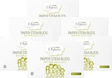 Image of Simply Gentle Organic, Cotton Buds - 100% Organic Cotton & FSC Paper Stems - for