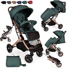 Image of Lightweight Baby Stroller Pram Foldable Travel Buggy Four Seasons Pushchair