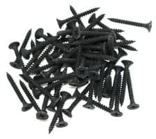 Image of fiXte PH2 Philips Drywall Screws Plasterboard Bugle Head Black 32mm x 3.5mm
