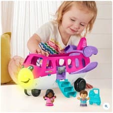 Image of Fisher-Price Little People Barbie Dream Plane Playset Airplane Gift Toys Toy Set