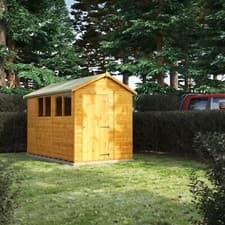 Image of Shed | Power Apex Garden Shed | Wood Shiplap T&G | Sizes 4x4 up to 10x6