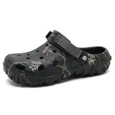 Image of New Men’s Camo Slip-On Crocs Sandals Non-Slip Beach Garden Mules Summer Shoes UK