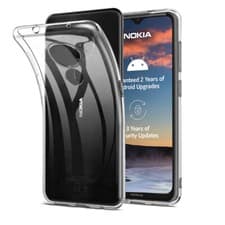 Image of For Nokia 5.3 Case - Transparent Clear Slim Thin Silicone Gel Skin Case Cover