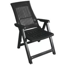 Image of Multi-Position Outdoor Lounger – Folding Garden Chair with 5 Recline Settings