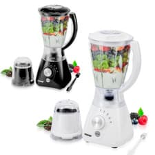 Image of Geepas 2 in 1 Tabletop Blender 550W Stainless Steel Blades 2 Speeds Kitchen!