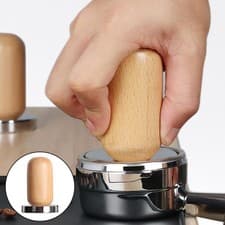 Image of Coffee Tamper Premium Hand Tamper Coffee Bean Press for Home Office Cafe