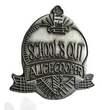Image of ALICE COOPER METALL PIN # 4 SCHOOL'S OUT ANSTECKER BADGE BUTTON 4x3,5cm