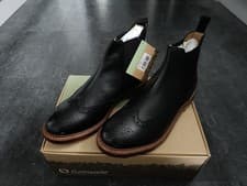 Image of Cotswold Siddington Leather Chelsea Boots Black UK Size 9 BNIB