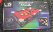 Image of LED Championship Pool Tabletop Games Table. 6+ Brand New