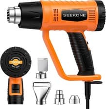 Image of Heat Gun SEEKONE 2000W Professional Heavy Duty Dual Temperature Settings New